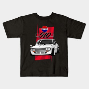 Datsun 510 (White) Kids T-Shirt